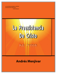La Preexistencia de Cristo