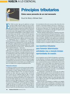 Principios tributarios • Finanzas y Desarrollo • Diciembre de