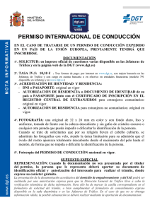 16 Permiso internacional conducción Castellano