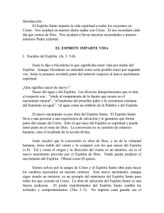 El Espíritu imparte vida - Ministerio Palabra de Reconciliación