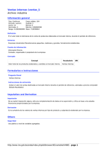 Ventas internas (ventas_i) Archivo: industria