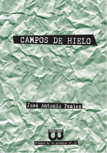 campos de hielo - Babilonia ediciones