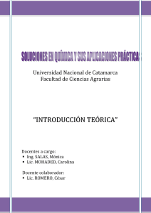Soluciones en Química y sus Aplicaciones
