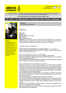 Ágora - Amnistia Internacional Catalunya