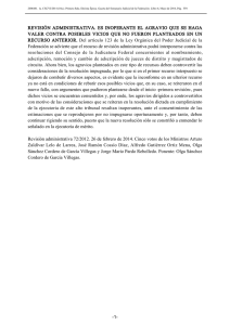 revisión administrativa. es inoperante el agravio que se haga valer