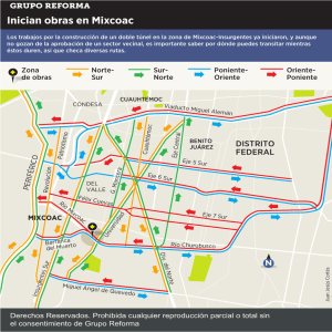 Inician obras en Mixcoac