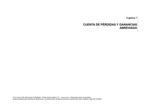 Cuenta de Perdidas y Ganancias Abreviada