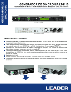 generador de sincronia lt4110