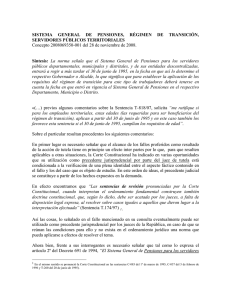 SISTEMA GENERAL DE PENSIONES, RÉGIMEN DE TRANSICIÓN