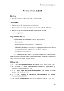 Práctica 3: Carta de Smith Objetivo Contenidos Preparación Previa