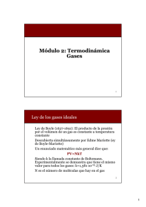 Gases ideales y gases reales