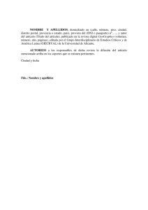 Autorización - Universidad de Alicante