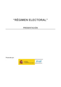“RÉGIMEN ELECTORAL”