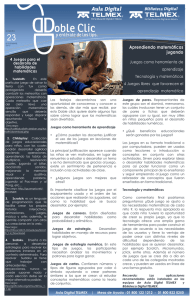 Aprendiendo matemáticas jugando