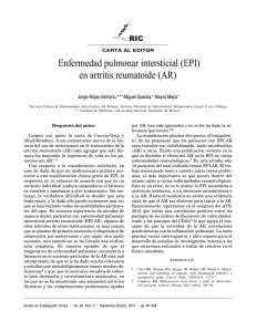 en artritis reumatoide (AR)