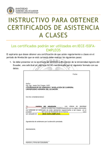 Asistencia a clases - Universidad Agraria del Ecuador
