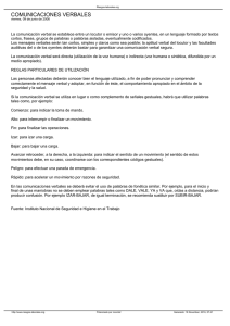 comunicaciones verbales - Riesgos