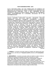 SAO LOURENCO - Pauta Asseio 2016 - SEAC-MG
