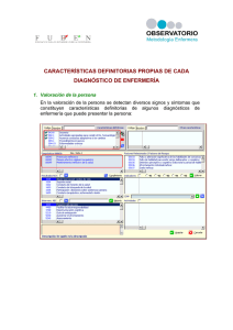 CARACTERÍSTICAS DEFINITORIAS PROPIAS DE CADA