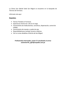 Requisitos - Clínica San Gabriel