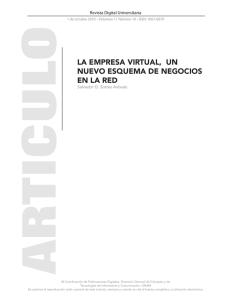 la empresa virtual, un nuevo esquema de negocios en la red