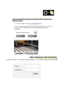 Tutorial Área Privada