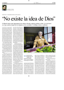 No existe la idea de Dios