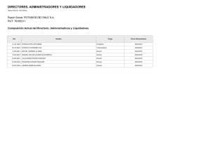 DIRECTORES, ADMINISTRADORES Y LIQUIDADORES