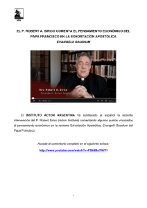 Actualidad 2.1.1.14. Video del P. Sirico comentando la Evangelii