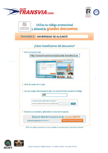 C/San Fernando,5- 03002 Alicante – Tel.:965 14 39 50 – Fax: 965