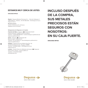 Cajas fuertes / Lista de precios