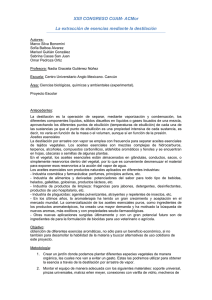 232 La extracción de esencias mediante la destilación