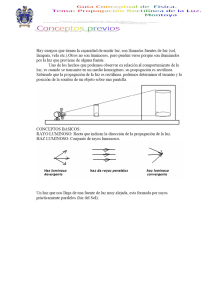 GUIA -Propagación rectilínea de la luz