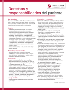 Derechos y responsabilidades del paciente - Dana