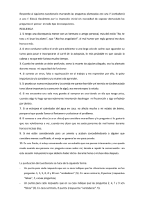 Responde al siguiente cuestionario marcando las preguntas