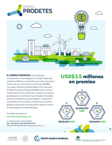 USD$3.5 millones en premios