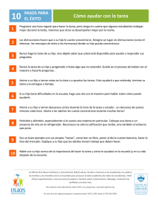 Cómo ayudar con la tarea