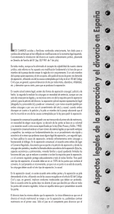Aspectos legales de la separación y el divorcio en España
