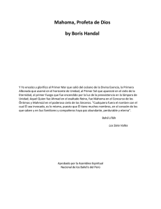 Mahoma, Profeta de Dios by Boris Handal