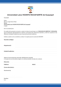 Formato de Solicitud de Concurso de Méritos 2015.