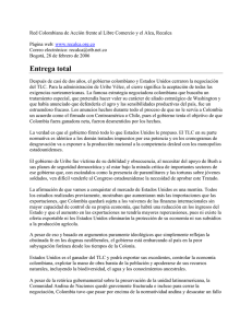 Entrega total - colombia report