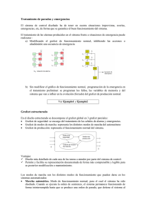 Tratamiento de paradas y emergencias Grafcet estructurado
