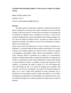 ALGUNAS PUNTUACIONES SOBRE EL FORT