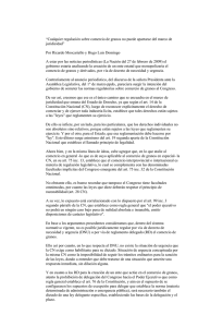 “Cualquier regulación sobre comercio de granos no puede