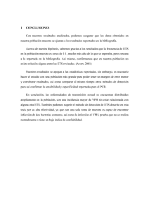 1 CONCLUSIONES Con nuestros resultados analizados, podemos