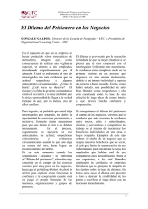 El Dilema del Prisionero en los Negocios