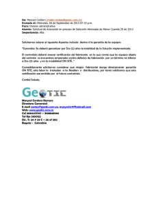 Solicitamos aclarar el siguiente Aspectos incluido dentro d la
