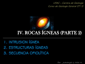 PETROLOGÍA DE ROCAS METAMÓRFICAS