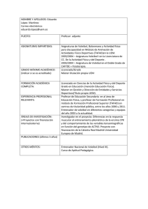 Eduardo López Martínez Correo electrónico: eduardo.lopez@uem