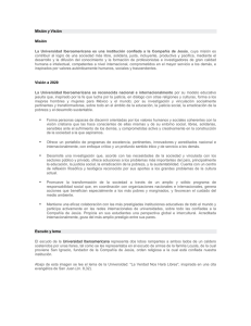 Misión y Visión Misión La Universidad Iberoamericana es una